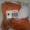 Women One-Piece Swimsuit with Cover up Wrap Skirt Sarong Bathing Suit Beach Outfit Summer (Small, Brown Orange Y305)