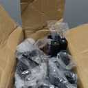 Console Table with Oulets and USB Ports, 55.1" Sofa Table Behind Couch, Industrial Long Skinny Stand for Hallway, Living Room, Bedroom, 6.5 Feet Power Cord, Rustic Brown