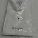 Sir Gregory Men's Fitted Tuxedo Shirt with Wing Collar French Cuffs and 1/4 Inch Pleat 19"-19.5" Neck 32"-33" Sleeve