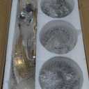 hesoge Gold Vanity Lights Over Mirror Mid Century Modern Bathroom Light Fixture with Glass Globes 3 Light Wall Sconce for Bathroom Farmhouse