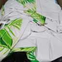 2 Sets Motorized Pool Float for Adults, Electric Inflatable Pool Lounger Float Driving Tube Floating with Pusher Handles Cup Holder for Summer Water Beach(Leaves,Blue Greeen)