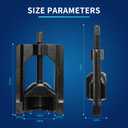 U Joint Pullers Automotive, Universal Joint Extractor 10105 Extractor U-Joint Removal Press Tool for Automotive Trucks, Cars, Class 1-3