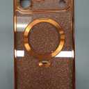 Offical Cosmic Orange for iPhone 17 Pro Max Case with 360 Spin Stand [DIY Glitter Cardstock] [Fit for MagSafe] 16FT Mil-Protection Polished for iPhone 17 Pro Max Case with Stand 6.9'', Cosmic Orange