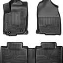 Husky Liners Weatherbeater Floor Mats | Fits 2013-2018 Toyota RAV4 (Excludes Hybrid) | Front & 2nd Row, 3-pc Black - 98971
