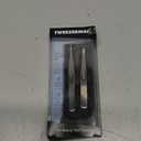 Tweezerman Petite Tweeze Set with Travel Case - Point and Slant Tweezers, Tweezers for Travel (Black Case) (2 Piece Set)