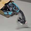 Aegend Snorkeling Gear for Adults Youth Kids, Dry Snorkel Set Panoramic View Enhanced Anti-Leak and Anti-Fog Technology, Adjustable Strap for Snorkeling Scuba Diving Swimming with Mesh Bag (2PACK-Green & Pink)