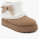 Juicy Couture Women’s Fashion Boots – Cozy Ankle Booties with Chunky Lug Sole, Soft Upper, and Pull-On Fit for Cold Weather Comfort, Size 8