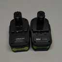 1 PC Fancy Buying 6000mAh 18V Lithium Replacement Battery for Ryobi 18V Lithium Battery P102 P103 P104 P105 P107 P108 P109,Battery for Ryobi ONE+ Cordless Tool and  1 PC Upgraded 4000mAh Replace for Ryobi 18V P107 Battery Compatible with Ryobi 18V Battery ONE+ P102 P103 P104 P105 P107 P108 P109 P189 PBP005 PBP006 PBP2005 P190 P197 Cordless Power Tools System