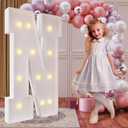imprsv 4FT Marquee Light Up Letters for Birthday Party Decorations Large Marquee Letters for Wedding Event Bridal Shower Engagement Anniversarty Party Decor,Letter N
