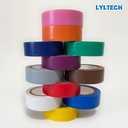 LYLTECH Electrical Tape Matte Rainbow 11 Colors Pack, Waterproof,Strong Adhesive, Durable, Easy-Wrap,3/4-Inch by 30 Feet