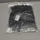 3 x AURUZA Winter Gloves Men Women, Zipper Cycling Gloves Touch Screen, Windproof Warm Gloves Cold Weather, Anti-Slip Sports Gloves for Cycling Driving Running Hiking Climbing Skiing Sports (X-Large, Black)