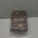 30pcs Velvet Christmas Ball Ornaments, Flocked Shatterproof Christmas Ornaments Hanging Xmas Tree Decorations Set for Home Party Holiday Decor (Multi-Size, Brown)