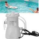 800gal Pool Pumps Above Ground Filter Pump, Powerful Rapid Circulation Pool Cartridge Filterpump, Micro-debris Water Circulation And Filtration System, Improved Water Clean & Clarity & Clear