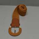 Women Wide Woven Belt for Dresses Fashion Rattan Braided Waist Belt Straw Raffia Boho Belt for Jeans (Fits waist size 25"-29")