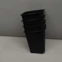 Bed Risers 8 inch Heavy Duty, Oversized Furniture Riser for Couch Sofa Table Chair Leg Frame Dorm, Support up to 6000 Lbs (Black 4 Pack, 8 inch)