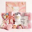 Get Well Soon Gifts Baskets for Women, Birthday Gift for Women,Self Care Spa Gift Baskets for Friend,Care Package for Get Well Soon, Comfort Blanket Box Thinking of You Relaxation Stress Relief Care