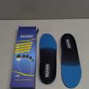 Plantar Fasciitis Relief - Arch Support Insoles for Men Women, Shoe Inserts for Flat Feet, Orthotic Shoe Insoles All-Day Energy and Comfort with Every Step (Mens 11-11 1/2 | Womens 13-13 1/2) (Blue)