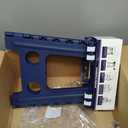 Delxo Folding Step Stool 17.5 Inch,Heavy Duty Step Stools for Adults,Non Slip Folding Stool with Handle,Premium Portable Foldable Step Stool for Kitchen Bathroom Bedroom Up to 400LBS,(Royal Blue,1PC)