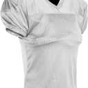 Champro Boys Preseason Football Practice Jersey (White, XL)