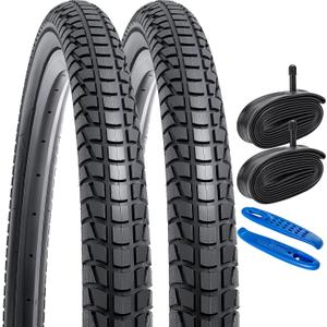 YUNSCM 2-PCS 26" Bike Tires 26 x 1.95 (53-559) Compatible with Bike 26x1.95 26x2.0 Bicycle Tires