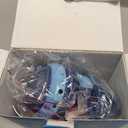 iClever BTH12 Kids Bluetooth Headphones,Colorful LED Lights Kids Headphones Wireless,74/85dBA Safe Volume,85H Playtime,Fast Charging,Bluetooth 5.2,Over Ear,Built-in Mic for iPad/Tablet/Airplane,Blue