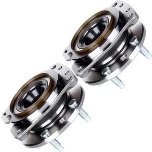 ECCPP Replacement For Pair of 2 New Complete Front Wheel Hub Bearing Assembly 5 Lugs For 1988-1996 For Buick For Pontiac 513044 x2