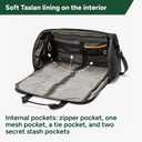 Halfday Convertible 2-in-1 Premium Garment Duffel 40L Weekender, Jet
