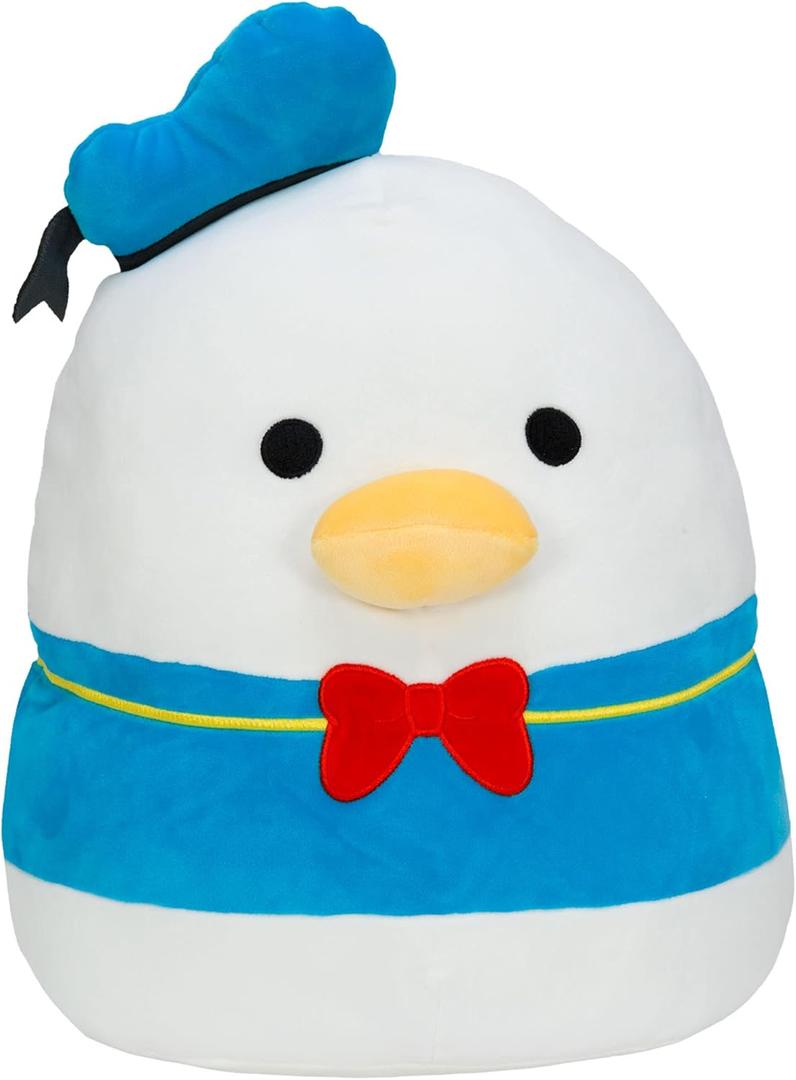 Squishmallows Official Kellytoy Plush 14" Donald Duck - Disney Ultrasoft Stuffed Animal Plush Toy (Blue)
