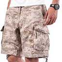 Backbone Mens Army Tactical Military Cargo Shorts Work Fishing Camping Camo Shorts ,size 36