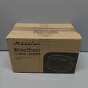 MUELLER HOME Retro Toaster 2 Slice, 7 Browning Levels, 3 Functions (Reheat, Defrost, Cancel), Stainless Steel Features, Removable Crumb Tray, Under Base Cord Storage, White Toaster Kitchen Appliances