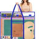 ZKOO Bulletin Board Poster Storage, Extra-Large Storage Chart Bag 30" x 24", Bulletin Board Sheet Organization (30" X 24")