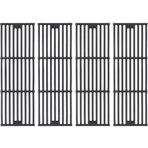 GGC 19 3/4" Grill Grates for Chargriller 3001, 5050, 3008, 3030, 3725, 4000, 5252, King Griller 3008, 5252, 4 PCS Cast Iron Grill Grates Replacement for Char griller Grills