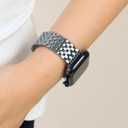 Seven-link Watch Band for Apple Watch Series 11, 10, 9, 8, 7, 6, 5, 4, 3, 2, 1 and SE 3/2/1 for Women, Dressy Stainless Steel Metal Band for Apple Watch 40mm 41mm 42mm 38mm 44mm 45mm 46mm for iWatch