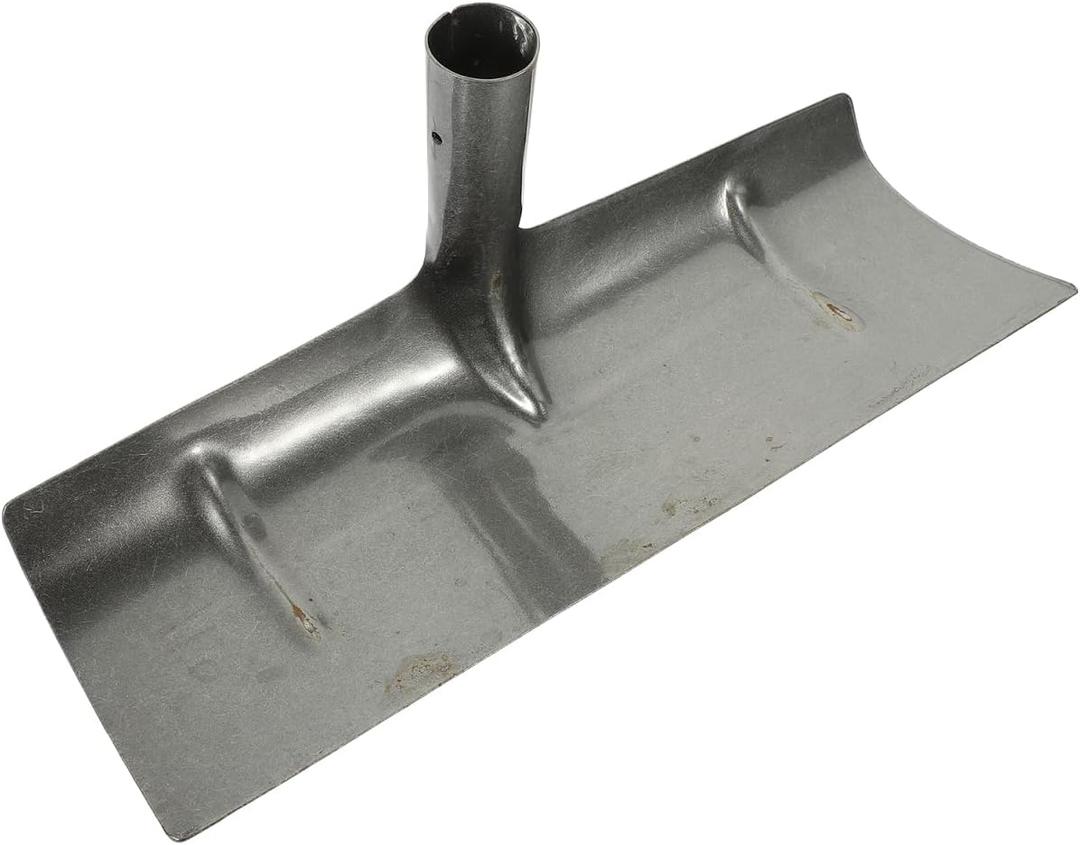 balacoo Manure Rake Head Fowl Manure Shovel Manual Spade Head for Livestock Cage Cleaning Iron Cleaning Shovel for Wall Ground and Stall Use 15.35 X 5.31 X 5.11 in