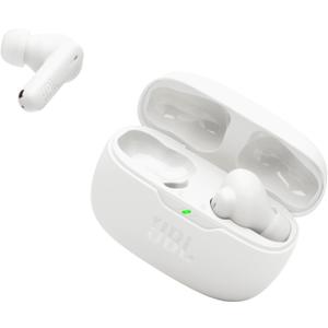 JBL Vibe Beam 2 - True Wireless Noise Cancelling Earbuds with JBL Pure Bass Sound & Smart Ambient technology, 4mics for crisp, clear calls, up to 40Hrs of Playback, IP54 Dust & Water resistant (White)