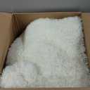 OLANLY Ivory Round Rugs for Bedroom - Machine Washable, 9 ft Circle Area Rugs for Living Room, Soft and Fluffy Shaggy Carpet for Teen Girls and Boys, Nursery Rooms, Dorms, Home Decor Aesthetic