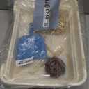 Hamiledyi Extra Large Rabbit Litter Box Pet Corner Toilet Small Animal Potty Trainer Huge Bunny Litter Pan with Plastic Grate Deep Dump Tray for Adult Guinea Pigs Chinchillas Ferrets Galesaurs White