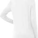 XIEERDUO Long Sleeve Shirts for Women Plus Size Fall Fashion 2025 Dressy Casual White Vacation XXL