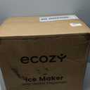 ecozy Nugget Ice Maker Dispenser Countertop, 2-in-1 Pebble Ice Machine & Water Dispenser with App Control, Sonic Crushed Ice Makers with Self-Cleaning, TDS Monitor, Measured Dispensing, 33 Lbs/Day