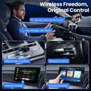 Wireless CarPlay Adapter2026 Upgraded Suitable for Apple iPhone & Android, with Compact Size, Plug-and-Play Convenience, and Fast, Stable Connection for CarPlay & Android Applications