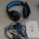 BENGOO G9000 Stereo Gaming Headset for PS4 PC Xbox One PS5 Controller, Noise Cancelling Over Ear Headphones with Mic, LED Light, 7.1 Surround Sound, Soft Memory Earmuffs for Nintendo Xbox Series X|S