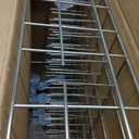 UPGRADED W10728159 Dishwasher Lower Rack Compatible with Kitchenaid Maytag Kenmore Dishwasher Rack,W10525646 W10082825 KDFE104DSS4 Stainless Steel Whirlpool Dishwasher Bottom Rack with Wheel