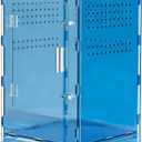 8x8x12 Acrylic Reptile Tank Cyberpunk Blue Reptile Enclosure Terrarium Inspired by New Caledonia Rainforest Color Habitat for Geckos & Small Reptiles