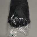 2 Pack 24x43 Inch Black Cocktail Tablecloth Round Fitted Stretch Spandex Table Cover for Party Wedding Bars