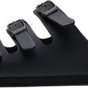 Torotto Boys Girls Sandals with Cork Footbed Adjustable Buckle Casual Slides Sandals Open Toes Flat for Kids Toddler (11.5 Toddler, Lhj441/Black)