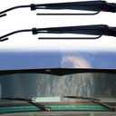 2 Pack Windshield Wiper Arm for peterbilt 379 1990-2007, LH and RH Wiper Arms Replace 602-5411 R236002, Black, Length 14.2 inches