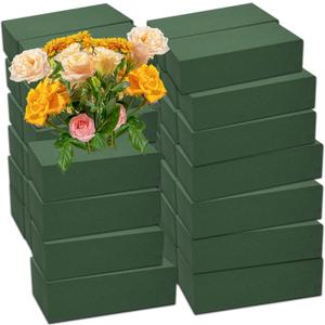 40Pcs Floral Foam Blocks, Floral Foamused for Plant Foam and Flower Green Floral Foam Blocks for Dried and Fresh Flowers Florist Foam Dry Foam for Artificial Flowers Supplies 5.5 X 3.2 X 1.8 in