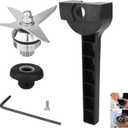Replacement Blade Parts with Wrench and Drive Socket Removal Tool Kit, 5200 5000 4500 5500 Blender Wet Blade Replacement, Fit for 64oz 48oz 32oz Classic Container -2 YR Support
