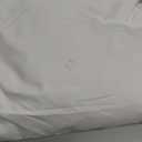 Thin Flat Soft Goose Feather Down Bed Pillows for Sleeping Hypoallergenic Standard Size Set of 1 Pack Side Back and Stomach Sleepers