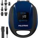 Polotrag Paddle Board Pump, SUP Electric Pump, Professional 20 PSI Portable Air Compressor with Auto-Off, Deflation Function and 12V DC Car Cigarette Lighter for Inflatables, Kayaks and Boats